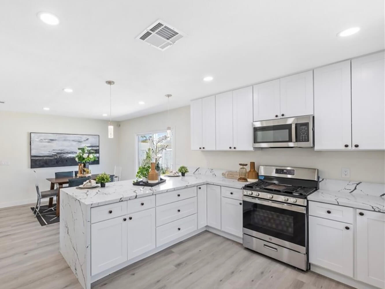 Kitchen remodeling project by VHS Construction serving Los Angeles and Southern California