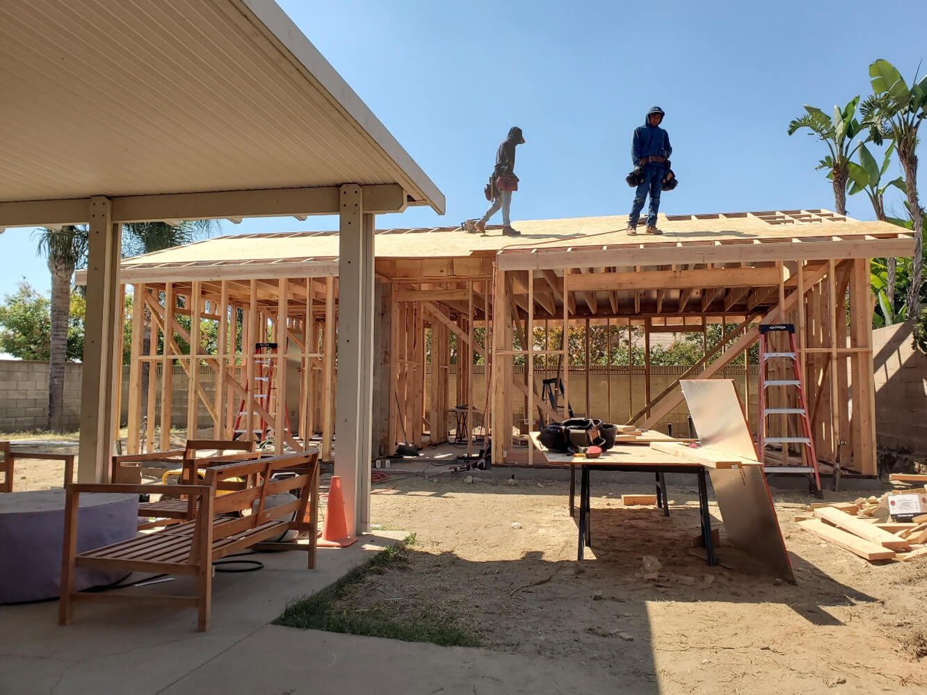 VHS Construction Inc new framing in Santa Ana Photo 4