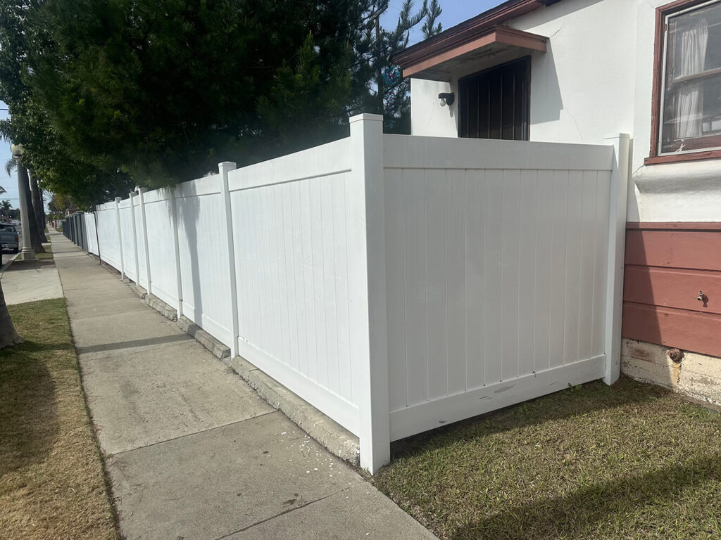 VHS Construction Inc vinyl fence installation
